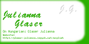 julianna glaser business card